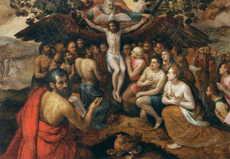 Frans Floris de Vriendt The Sacrifice of Jesus Christ Sweden oil painting art